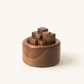 Carved wood diffuser ornament