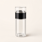 Double-layer glass tea cup