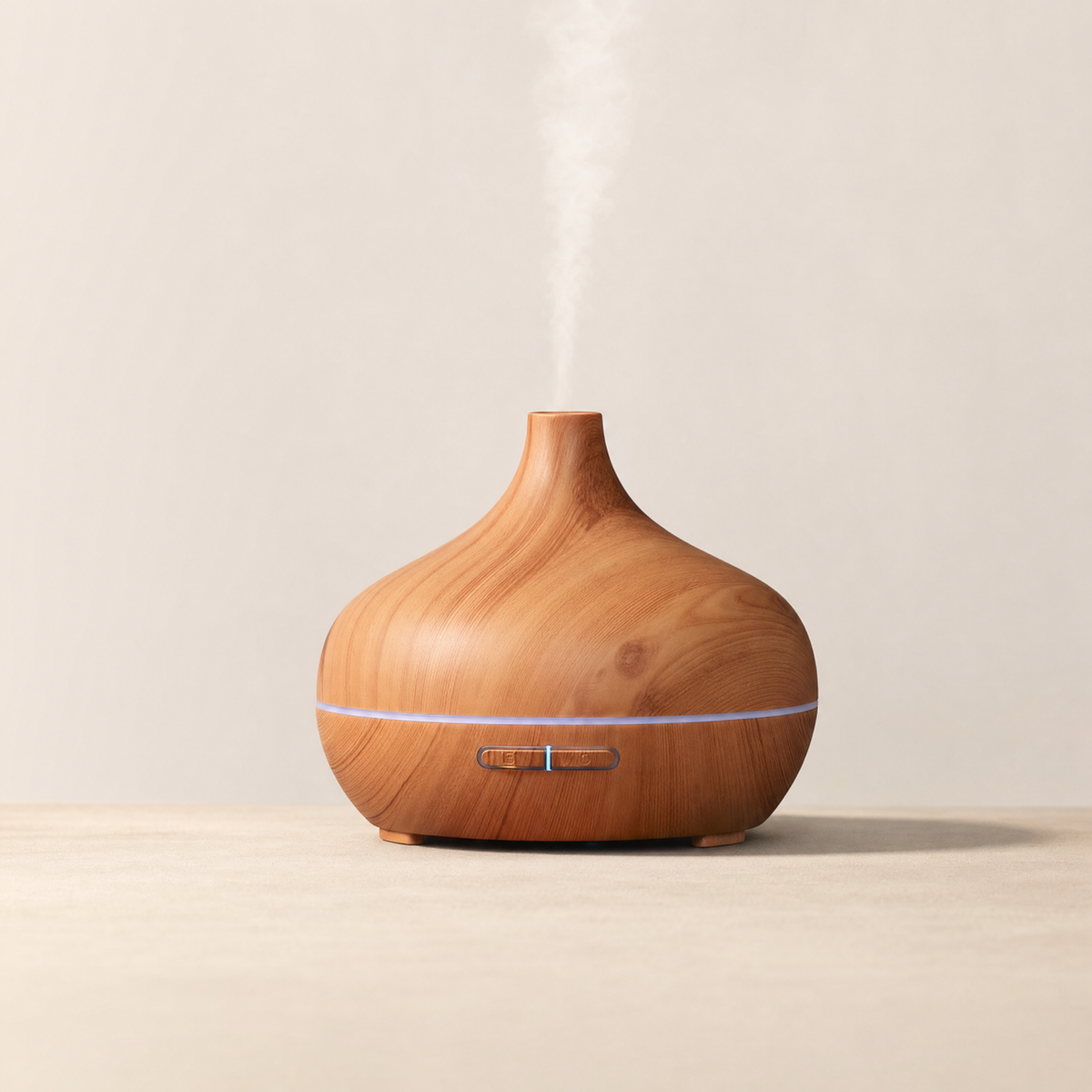 USB Wood Grain Mist Diffuser — Light Wood Grain