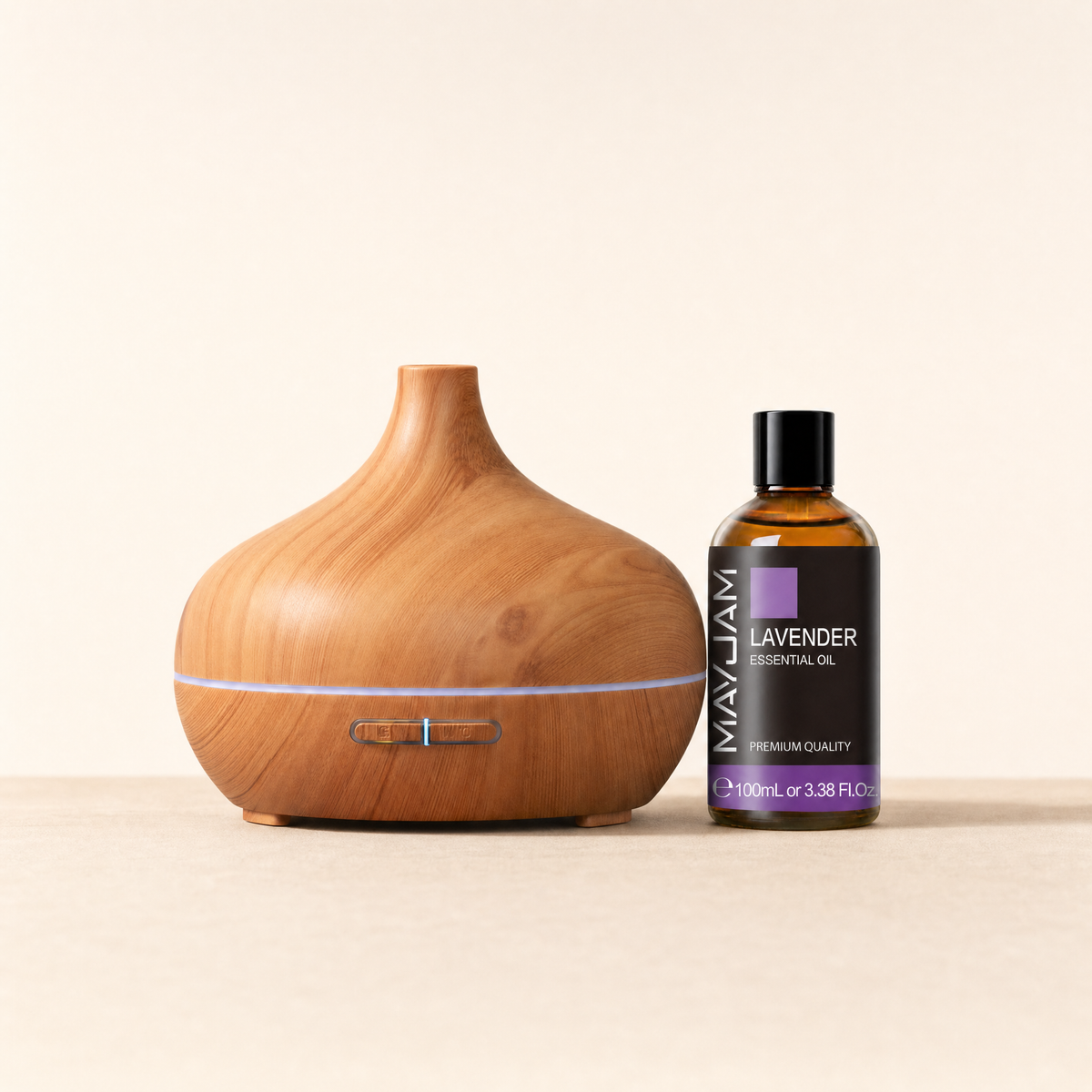 Diffuser Starter Set — Light Wood Grain