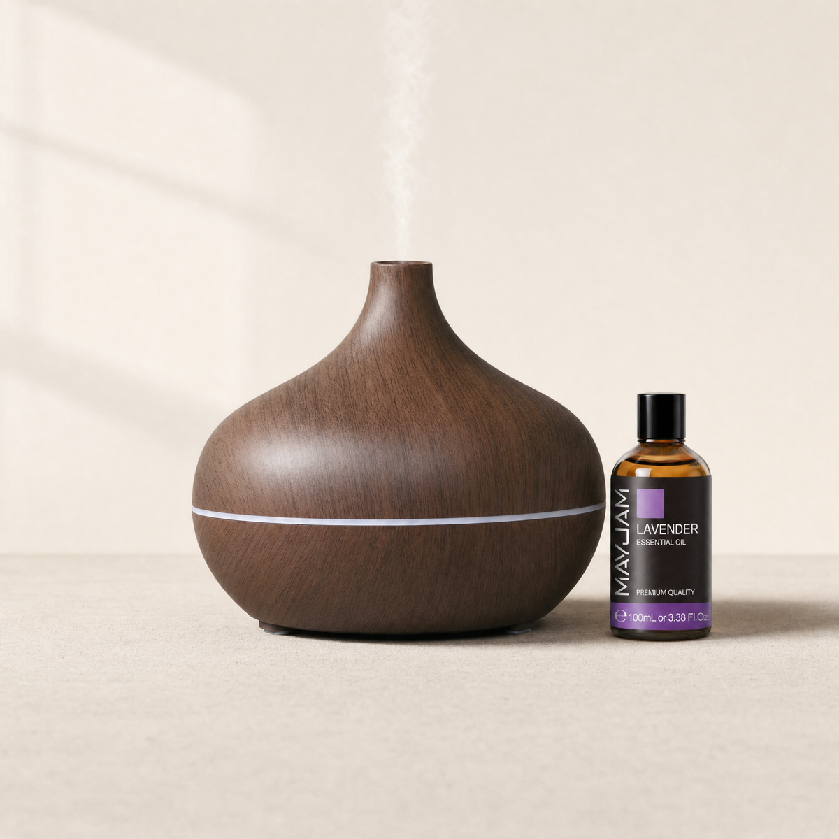 Diffuser Starter Set — Deep Wood Grain
